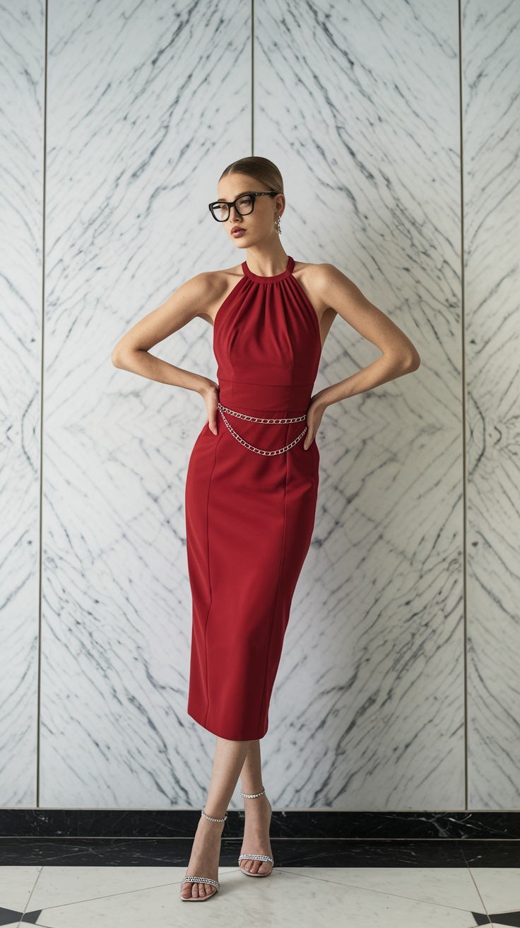 Slim Red Dress: Flattering Fits for Every Body outfit idea