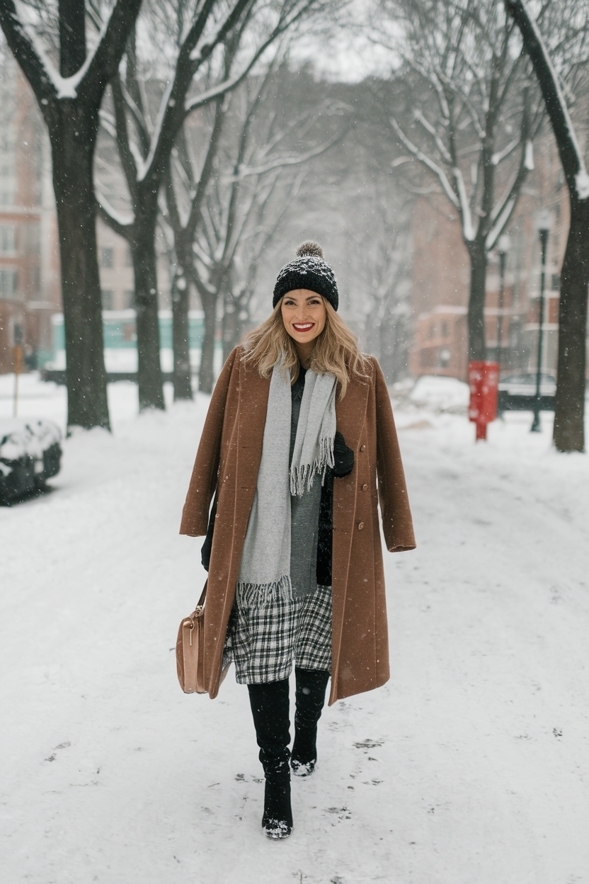 Snow Day Dress to Impress: Winter Fashion Essentials outfit idea