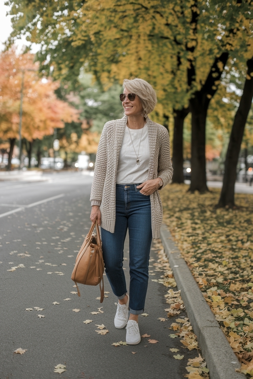 Sporty Outfits for Women Over 40 Casual and Cool outfit idea