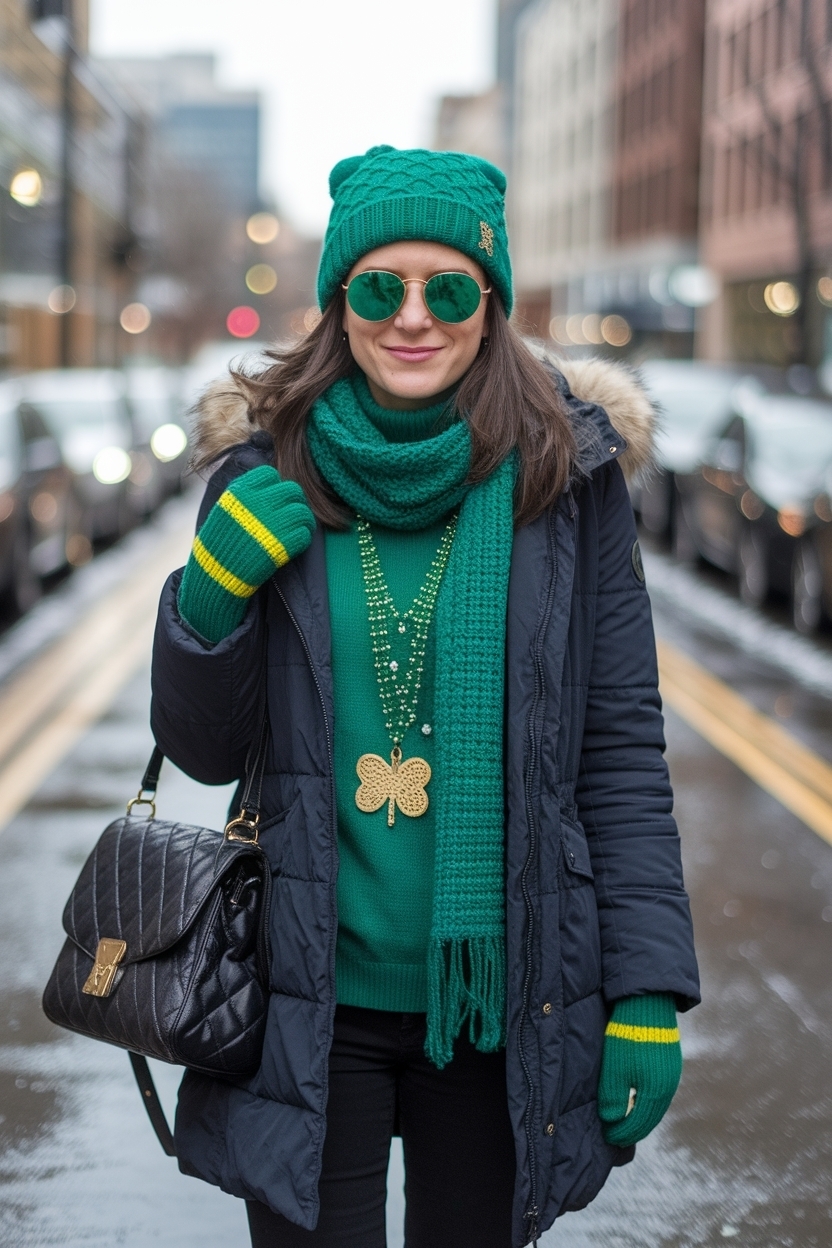 St Patricks Day Outfits Cold Weather to Celebrate in Style outfit idea