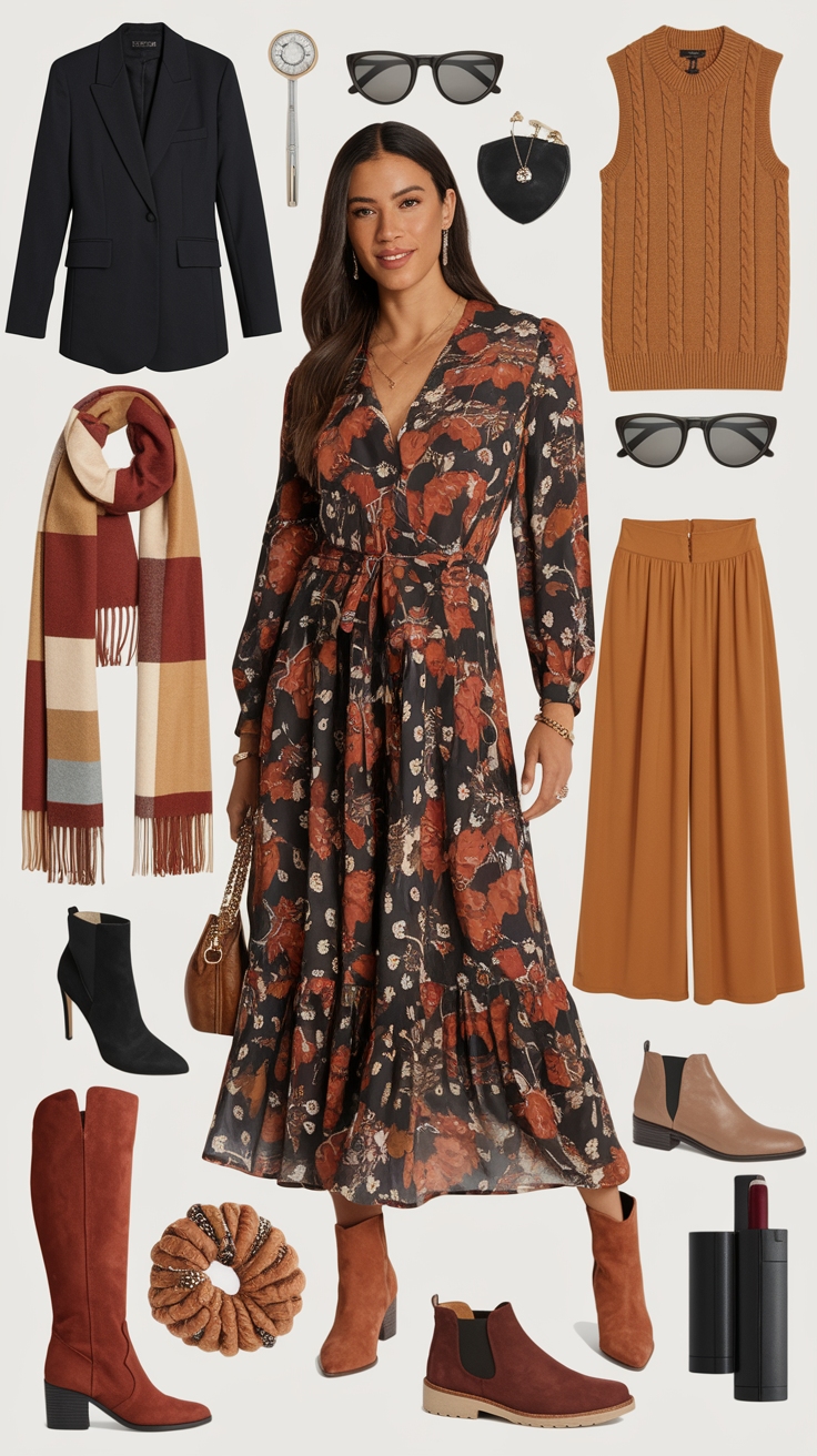 Styling Maxi Dresses for Fall: Layering Tips and Tricks outfit idea