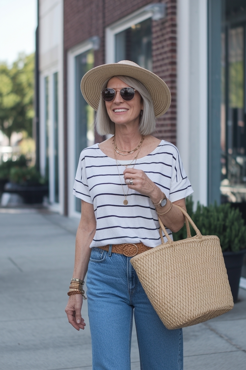 Trendy Summer Outfits Women Over 40: Casual Looks outfit idea