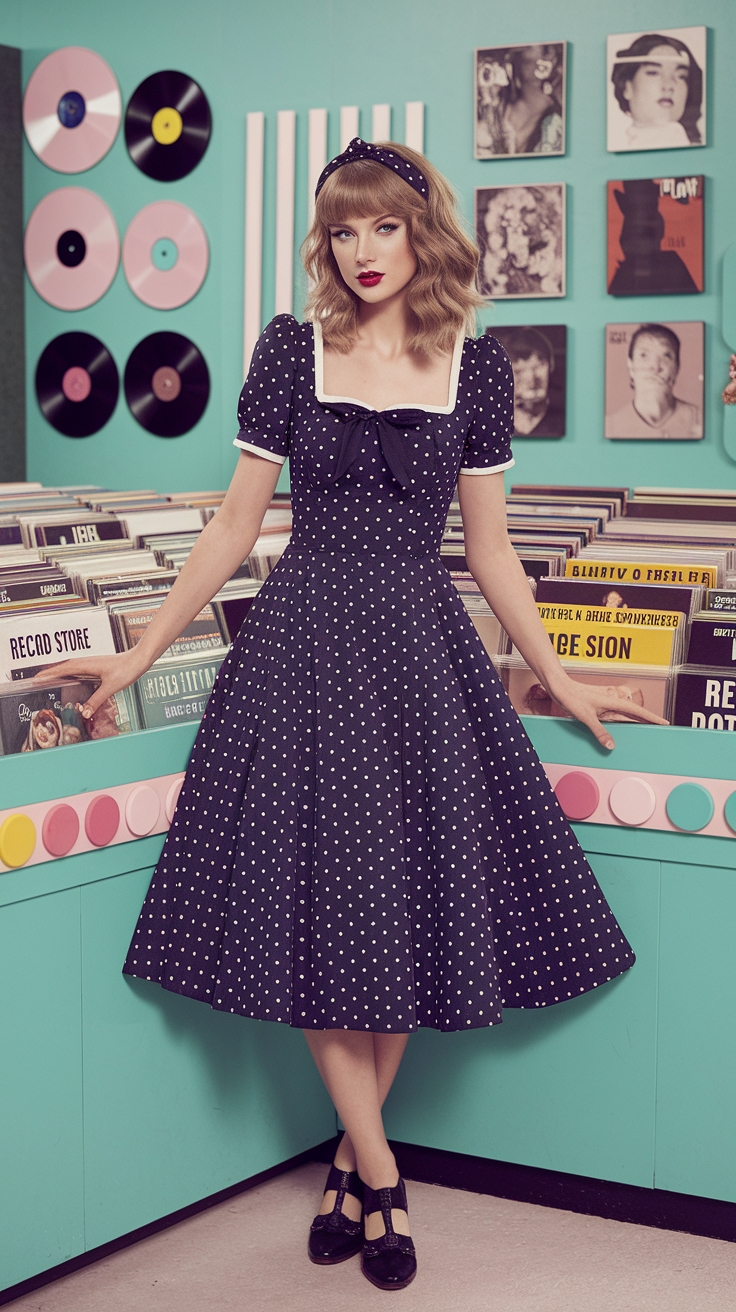 Taylor Swift Retro Outfit Inspirations to Try outfit idea
