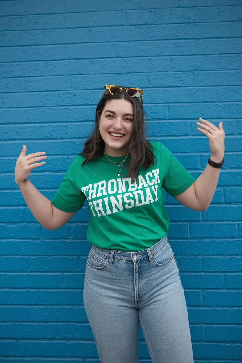 Throwback Thursday Outfits Spirit Week 2: Retro Vibes to Rock outfit idea