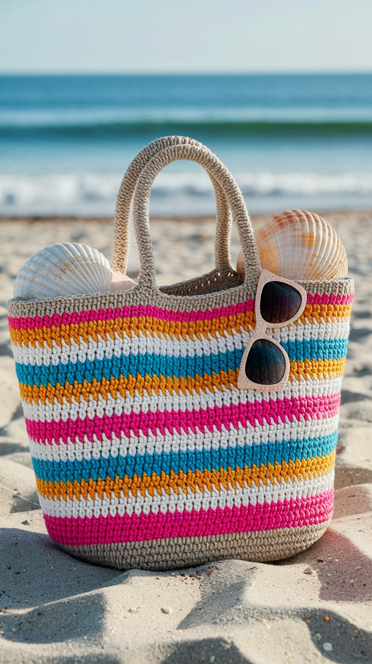 Tote Crochet Bag: A Stylish DIY Project outfit idea