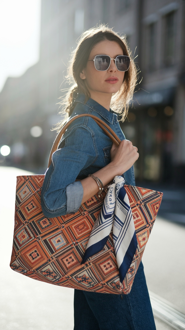 Must-Have Trendy Tote Bags for Every Fashionista outfit idea
