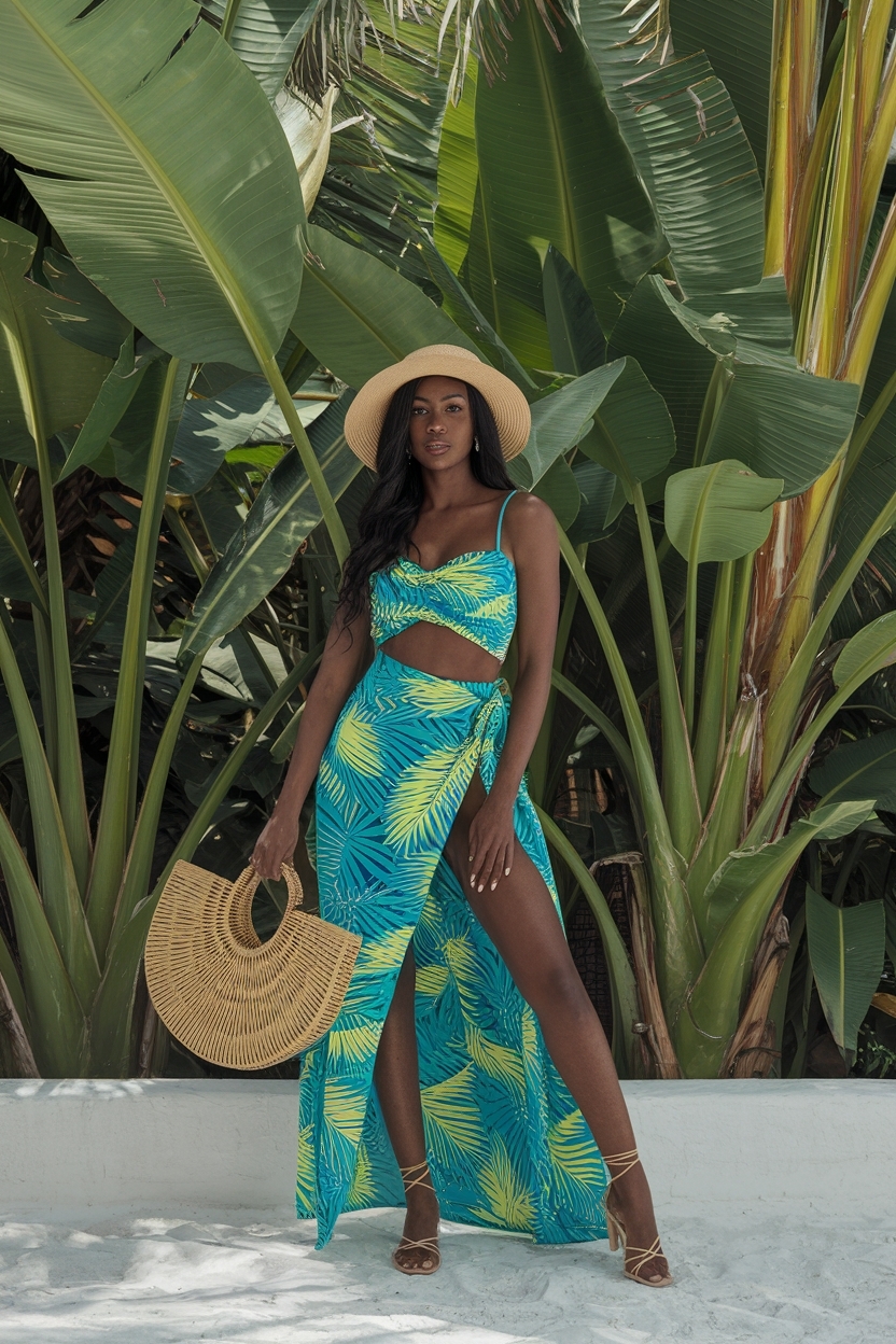 Tropical Vacation Outfits Black Women: Vibrant Fashion Ideas outfit idea