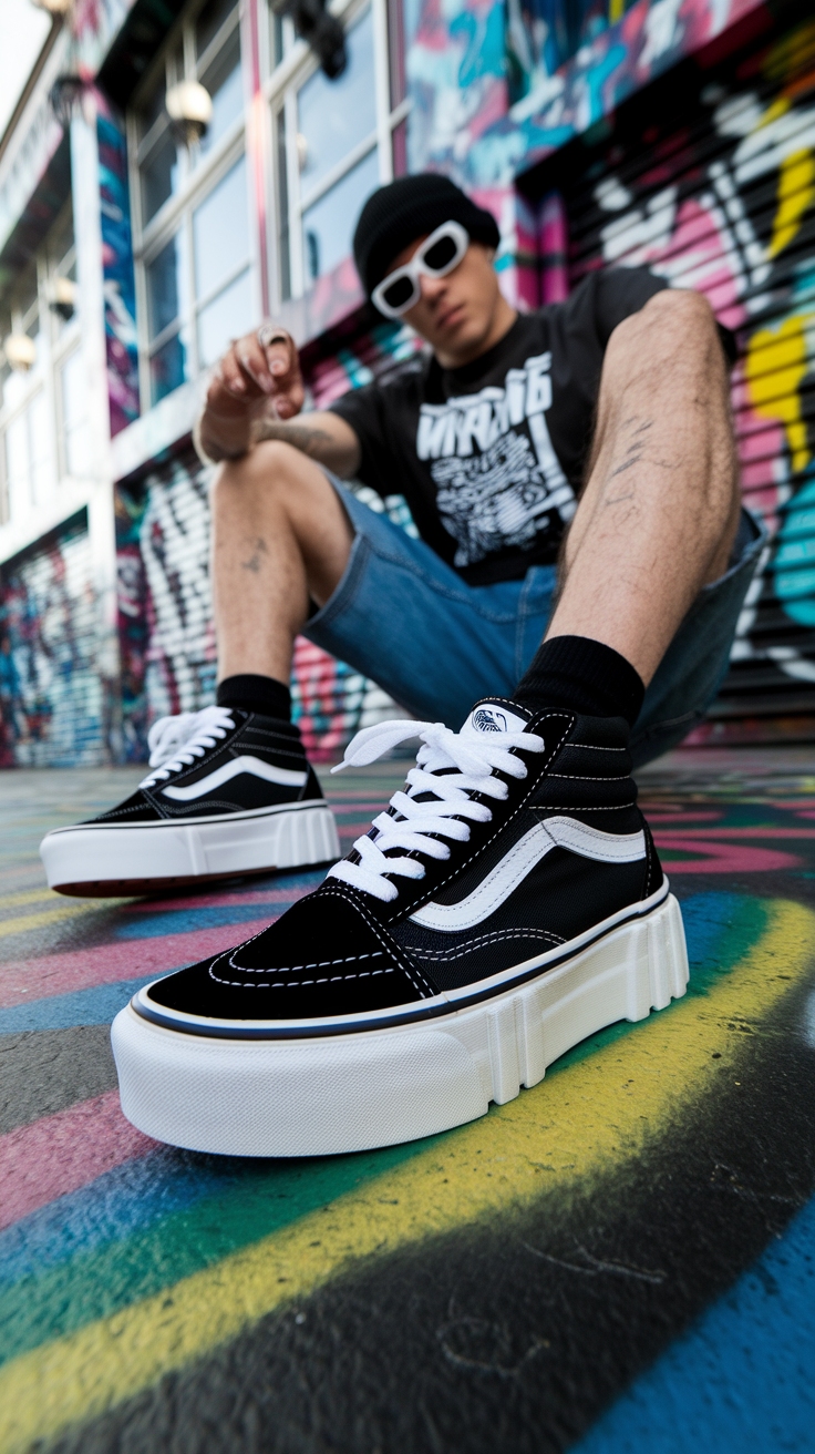 Vans Chunky Shoes: The Perfect Complement to Casual Looks outfit idea