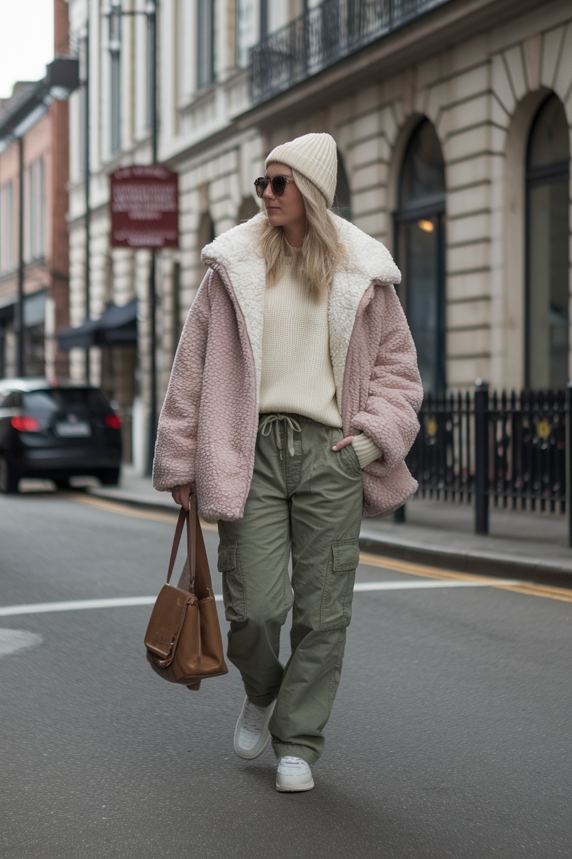 Winter Cargo Pants Outfit: Cozy and Fashionable Choices outfit idea