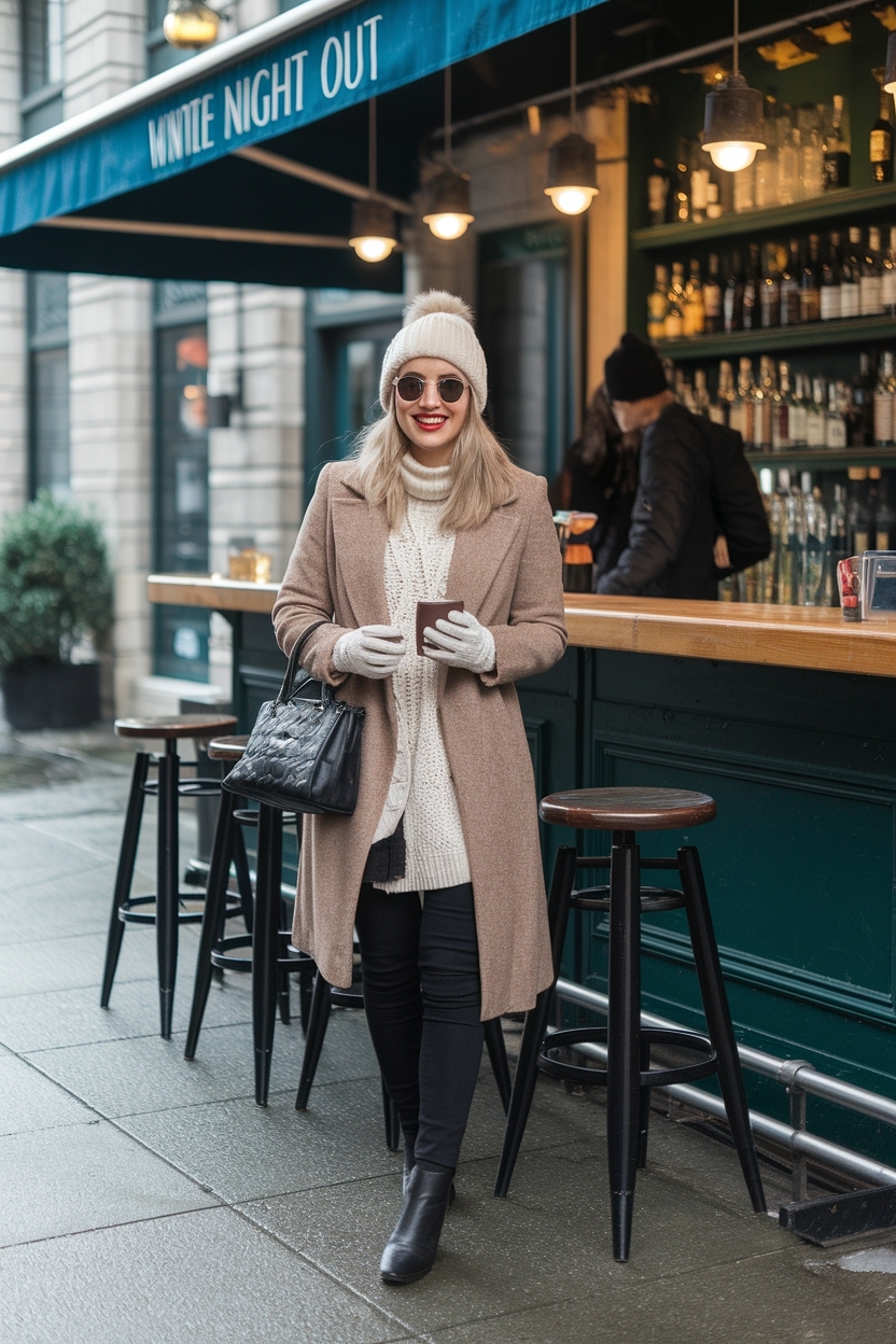 Winter Night Out Outfit Bar: Chic Looks to Impress outfit idea