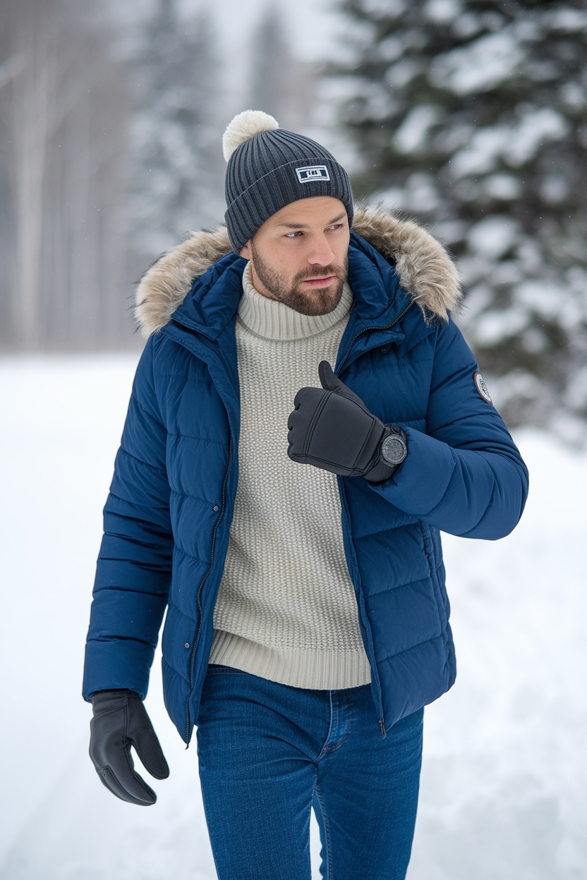 Winter Outfits Men Cold Weather Snow for Style and Warmth outfit idea