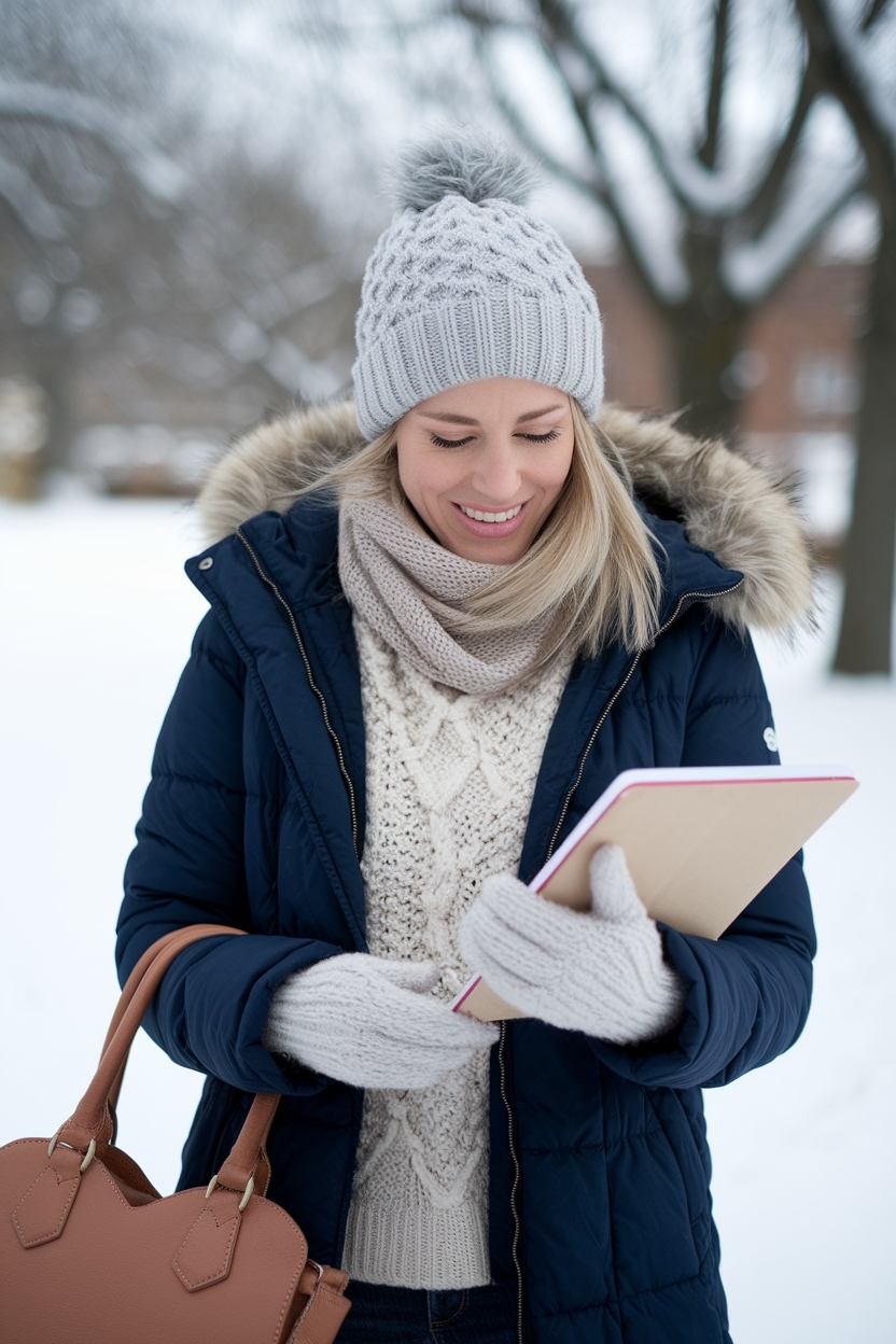 Winter Teacher Outfits Cold Weather: Professional Yet Cozy outfit idea