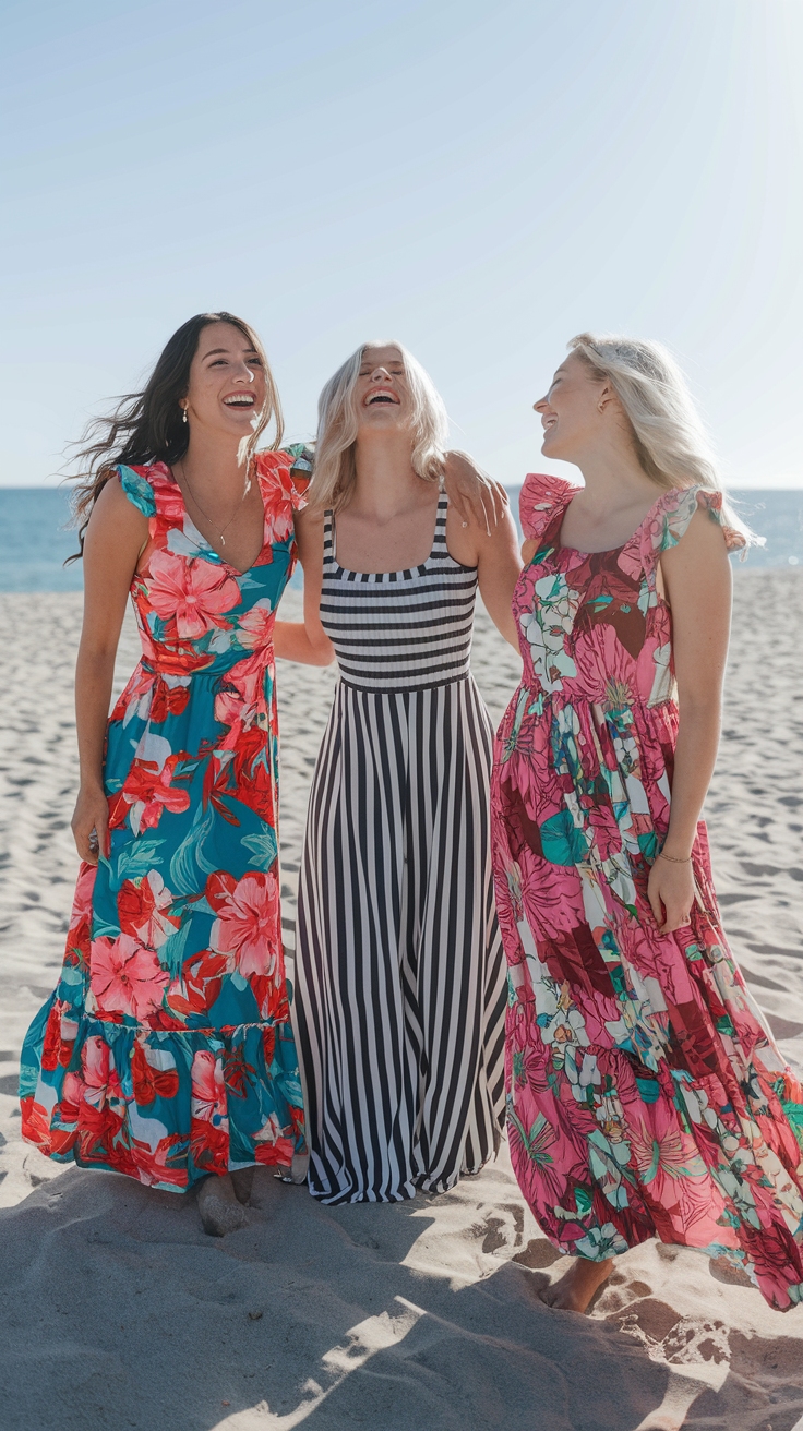 Stylish Women Maxi Dresses for Summer Fun outfit idea