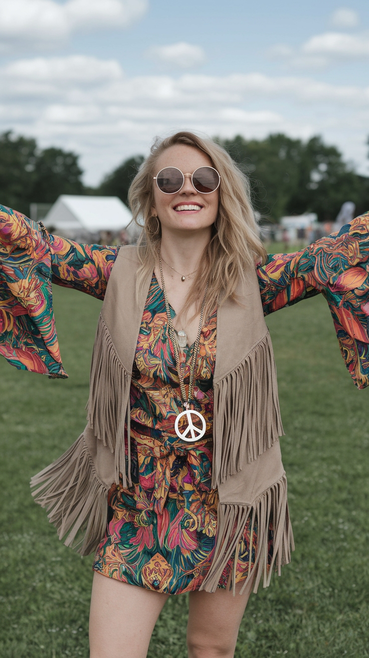 Woodstock Festival Outfits to Honor Classic Vibes outfit idea