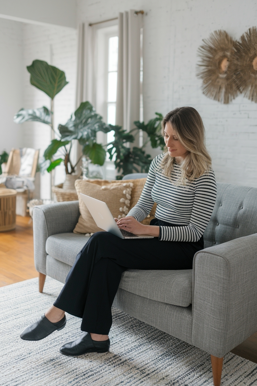 Work From Home Outfits Women: Comfort Meets Style outfit idea