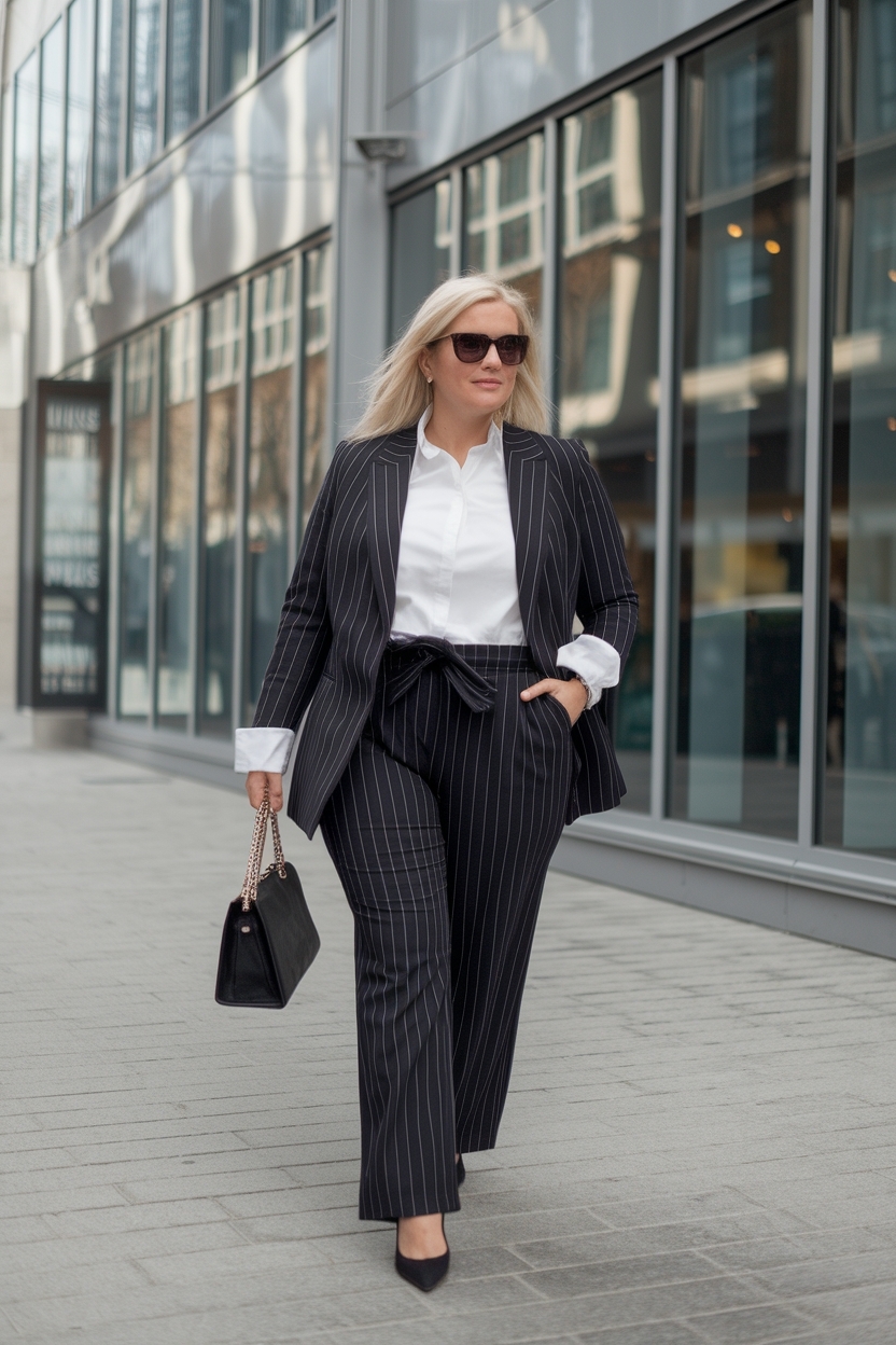 Work Outfits Women Office Over 40 Plus Size for Elegance outfit idea