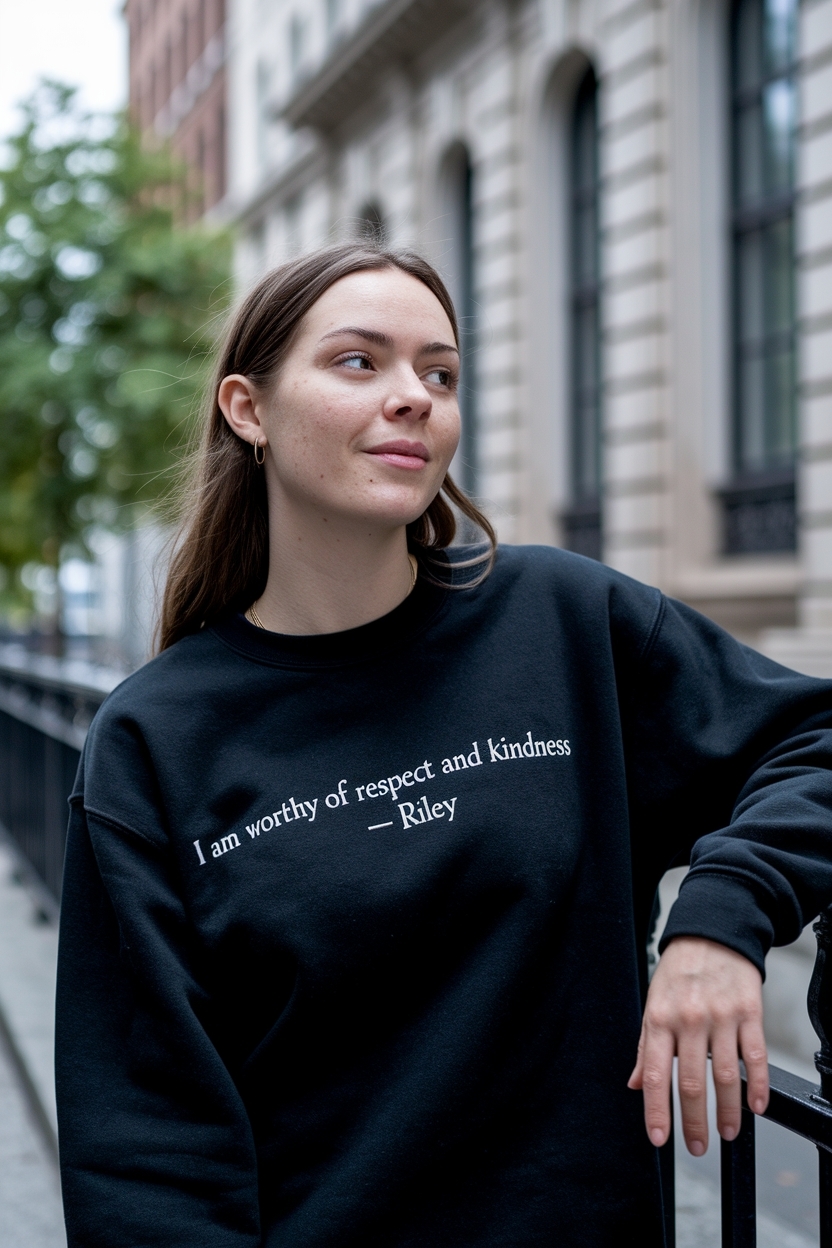 Worthy of Respect and Kindness Riley: Fashion for Empowerment outfit idea