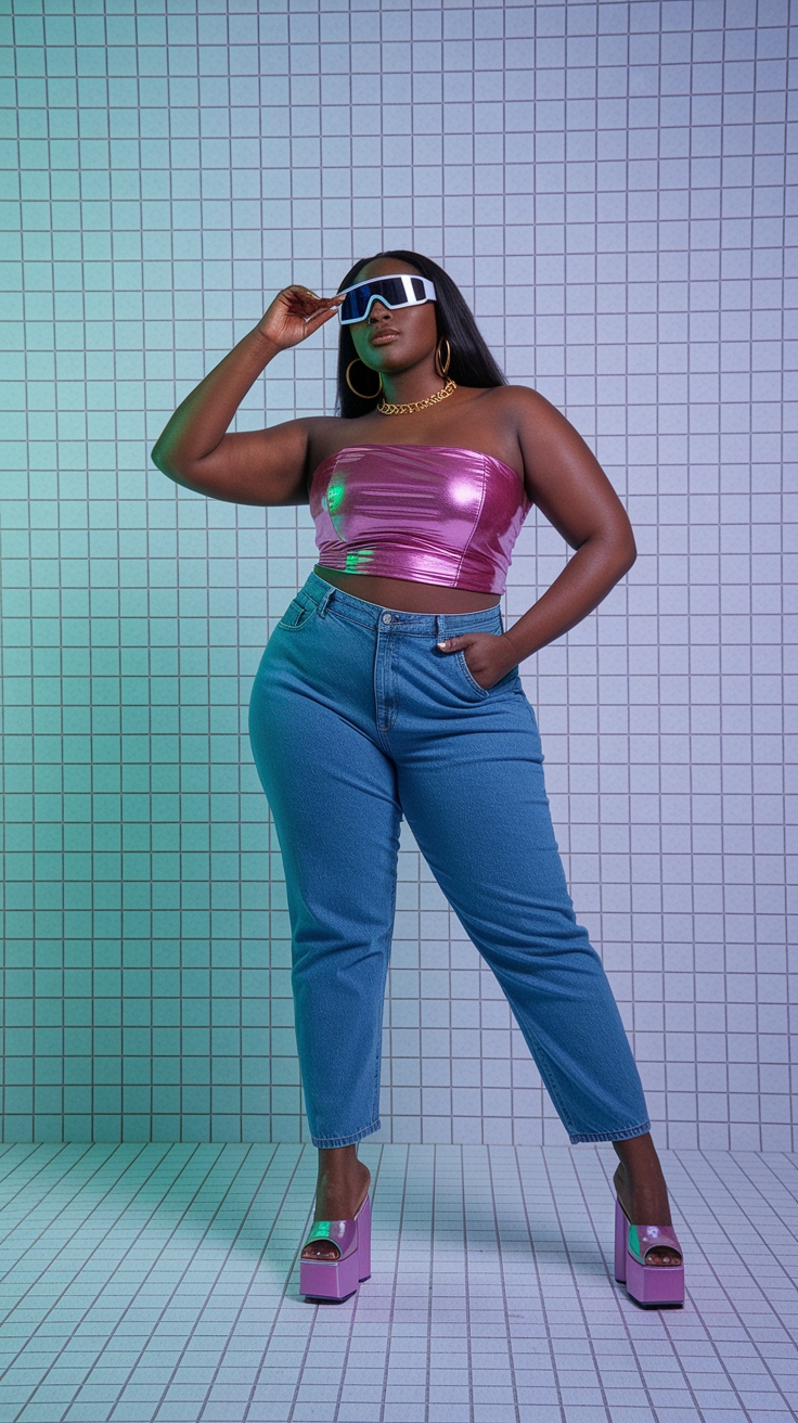 Y2K Aesthetic Outfit Black Women: Bold and Unique Styles outfit idea