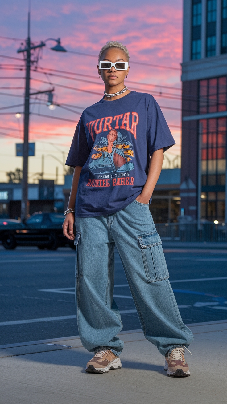 Embrace Y2K Baggy Outfits for a Nostalgic Vibe outfit idea