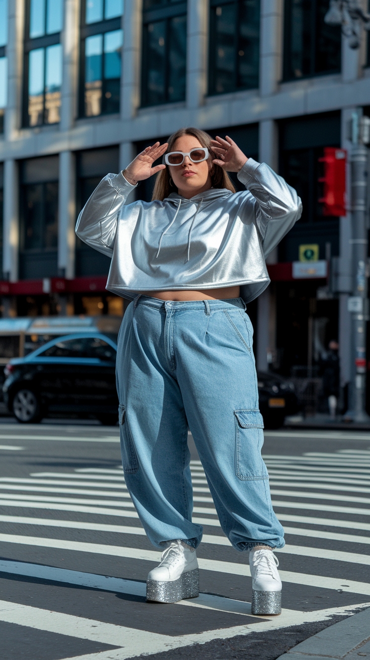 Plus Size Street Styles in Y2K Fashion for All outfit idea